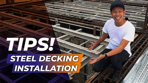 steel metal decking installation